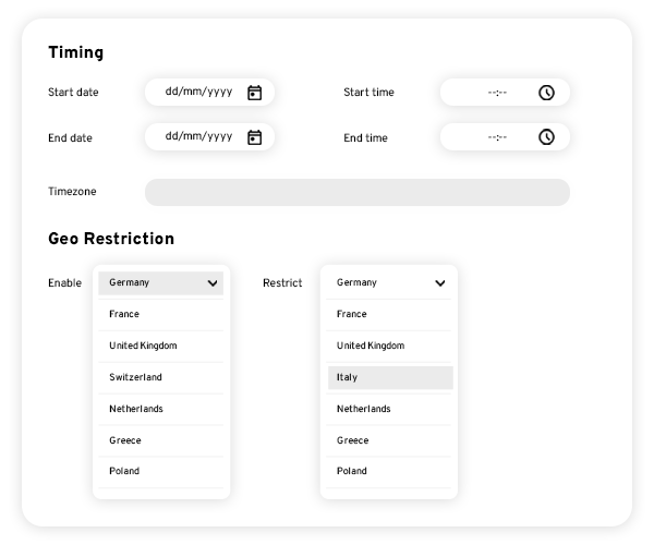 granular geo-blocking v2 - Stream Engine